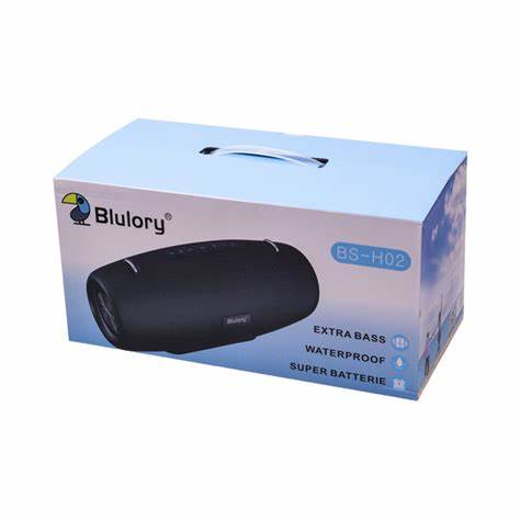 Speaker Blulory BS - H02 - Bluetooth 5.2. - Portatil - Negro