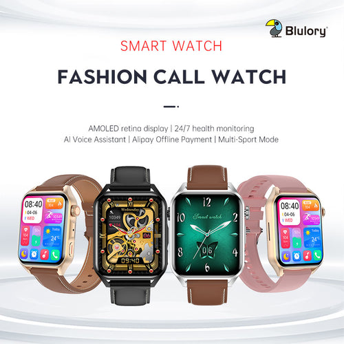 Relógio inteligente Blulory AE, Alexa integrado, rastreador de saúde e fitness com GPS,20 modos esportivos, tela AMOLED de 1,78”,rastreamento de frequência cardíaca de oxigênio no sangue