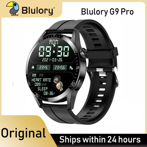 Blulory G9 Pro Smart Watch NFC Men Full Touch Screen Sport Fitness Smartwatch GPS IP67 Waterproof Bluetooth Call Watch