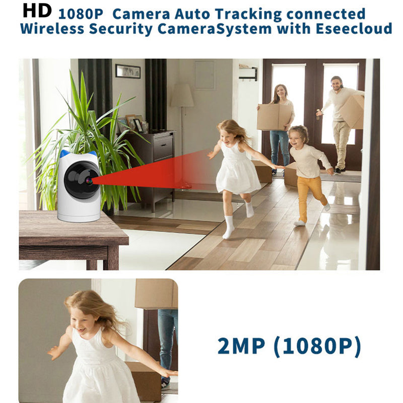 Blulory 2MP Tuya Smart Mini WiFi IP Camera Indoor Wireless Security Protection Home CCTV Surveillance Camera With Auto Tracking