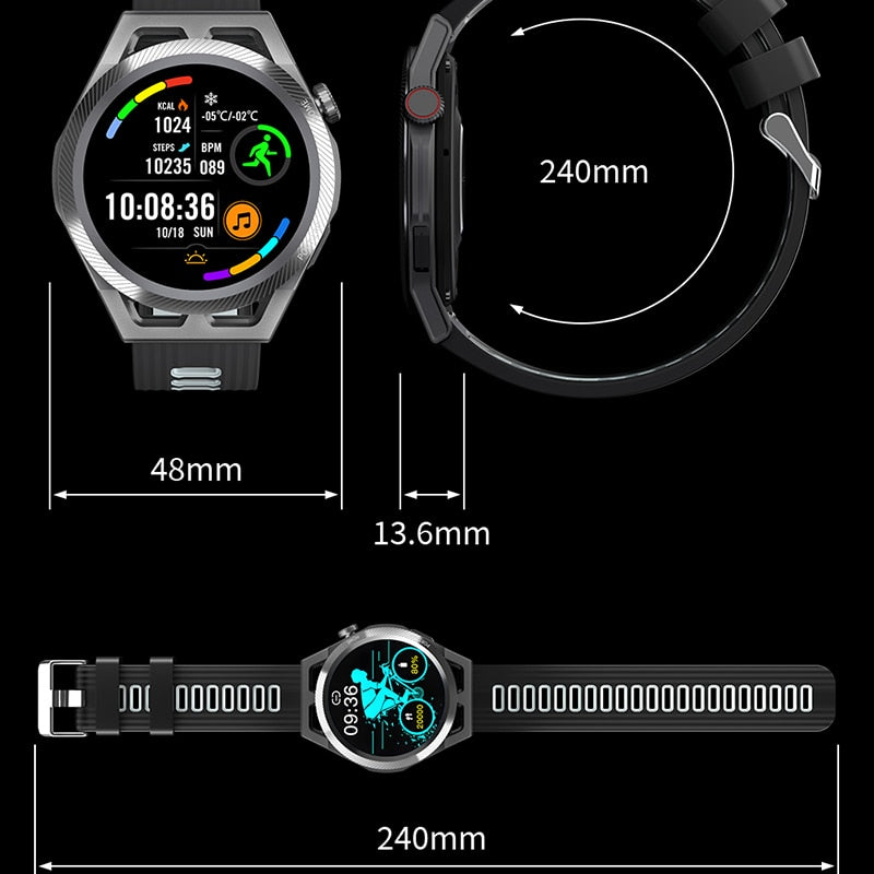 Blulory G10 Pro Smartwatch Watch Men Bluetooth Call Music Play IP68 Waterproof Sport Smartwatch Men For Samsung Huawei Xiaomi