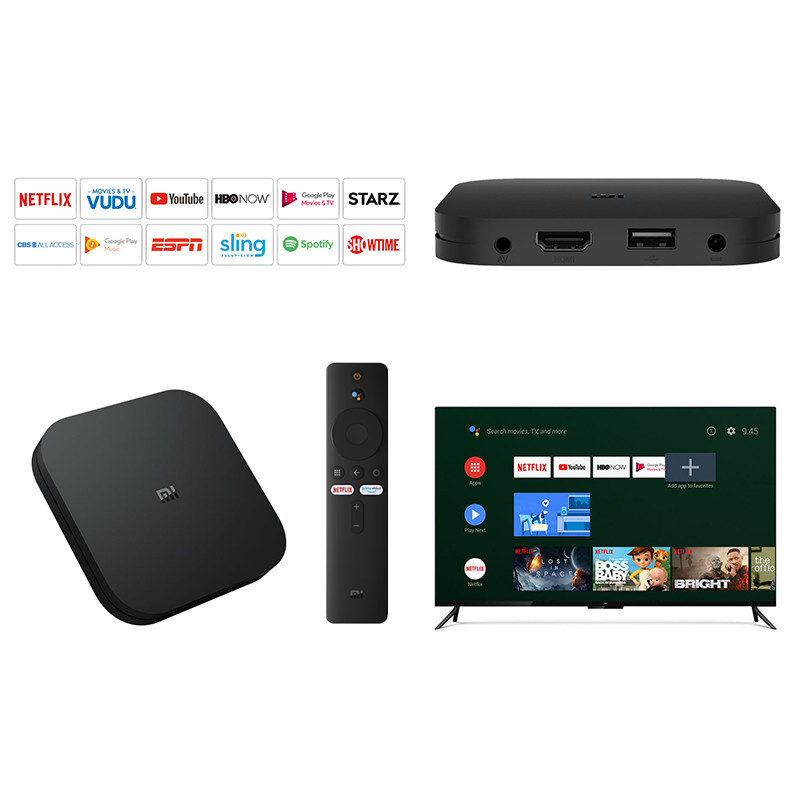 Xiaomi Mi Box S 4K Android TV Streaming Media Player with