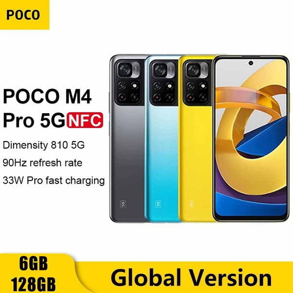 Xiaomi Poco M4 Pro 5G 6.6 4GB/64GB Global Version 50MP 5000mAh Phone By  FedEx