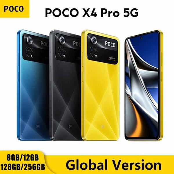 World Premiere Global Version POCO X4 Pro 5G NFC Smartphone Mobile Phone 108MP Camera 120Hz AMOLED Display 67W Turbo Charging